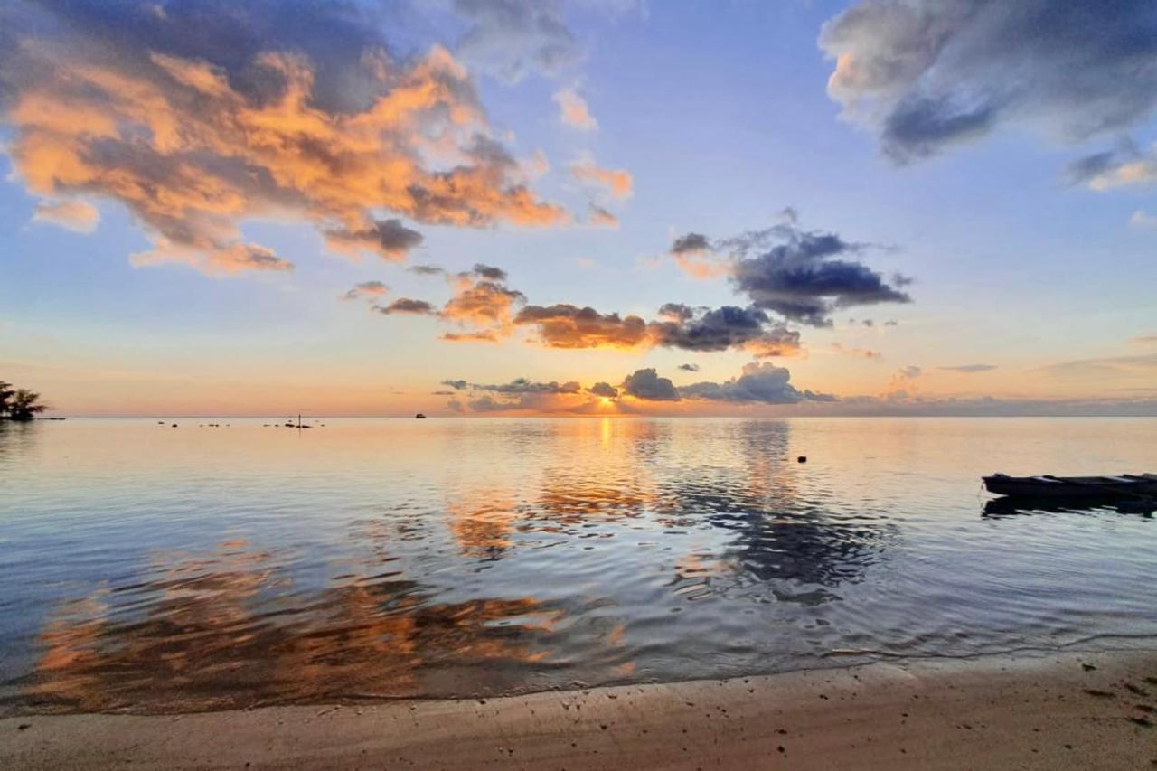 Ferienwohnung Auti Studio Direct Access To The Beach On Moorea With Ac -Wifi - Netflix Haapiti Exterior foto