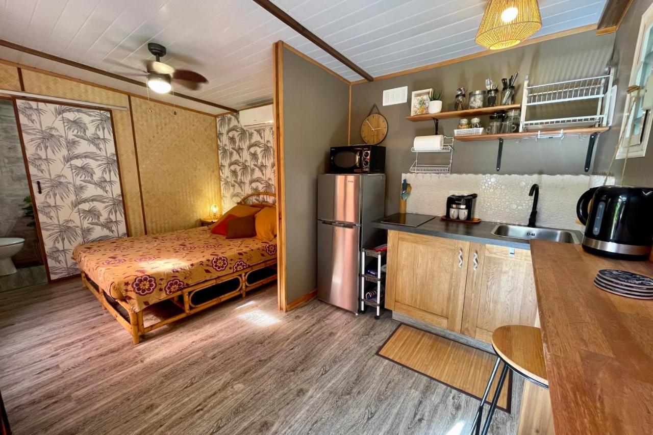 Ferienwohnung Auti Studio Direct Access To The Beach On Moorea With Ac -Wifi - Netflix Haapiti Exterior foto