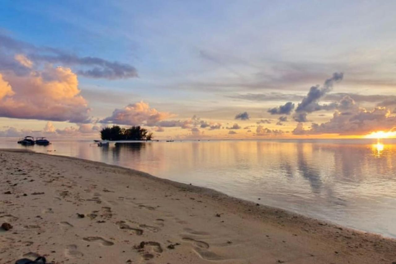 Ferienwohnung Auti Studio Direct Access To The Beach On Moorea With Ac -Wifi - Netflix Haapiti Exterior foto